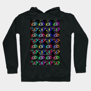 Color Pop Art Hamsa Hands Hoodie